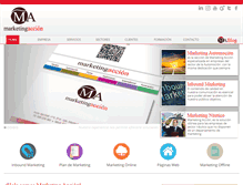 Tablet Screenshot of marketing-accion.com
